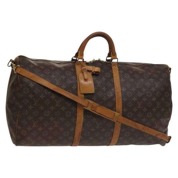 LOUIS VUITTON Monogram Keepall Bandouliere 60 Boston Bag M41412 - Picture 1 of 16